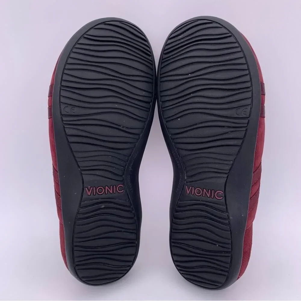 Vionic Claire Suede Slip On Mules Casual Flat Women Shoes - Size: 6 - Picture 12 of 14